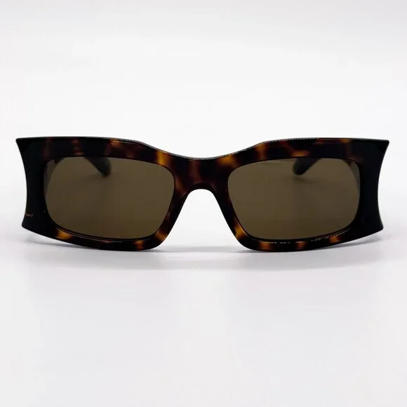 NEW BALENCIAGA SUNGLASSES BB0291S 003 HAVANA UNISEX EYEWEAR - Picture 5 of 12